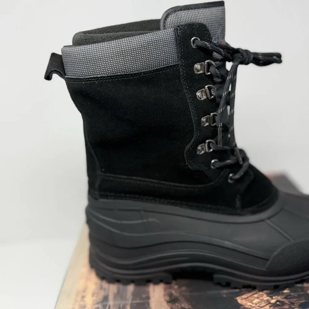 NORTIV 8 Terrex-2M Men’s Snow Boots Black US 9 3M Thinsulate STORE MODEL